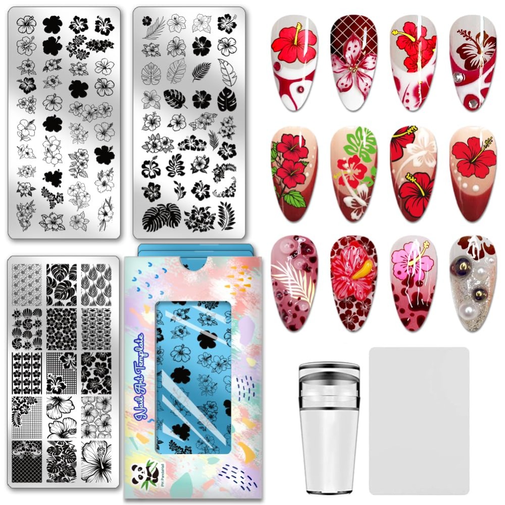 Nail Stamping Plate - Moldes de Arte para Unhas em