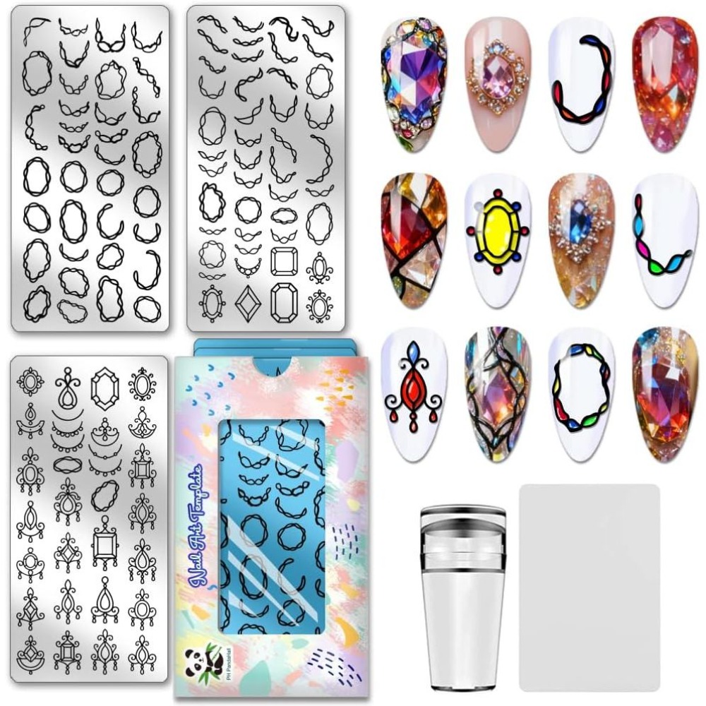 Nail Stamping Plate - Placa de Estampagem de Unhas com