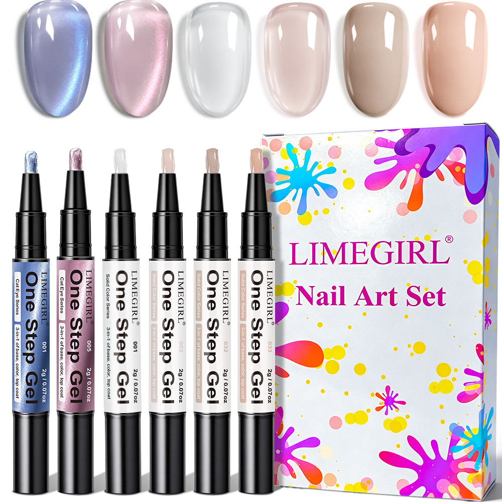 Nail Art Burgundy - Conjunto de 6 peças para nail