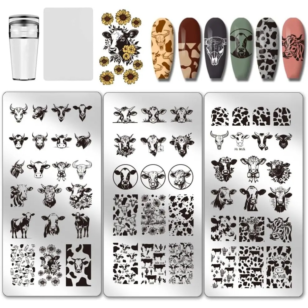 Nail Stamping Plate - Placas de carimbo de unhas com
