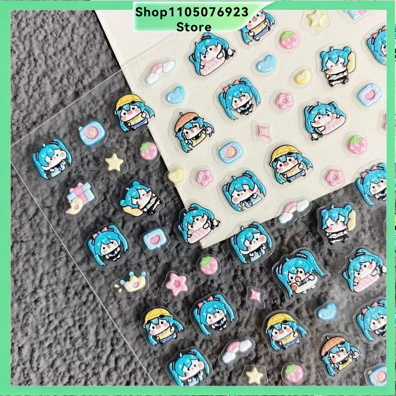 Nail Art Motif - Adesivos de Unha Hatsune Miku de