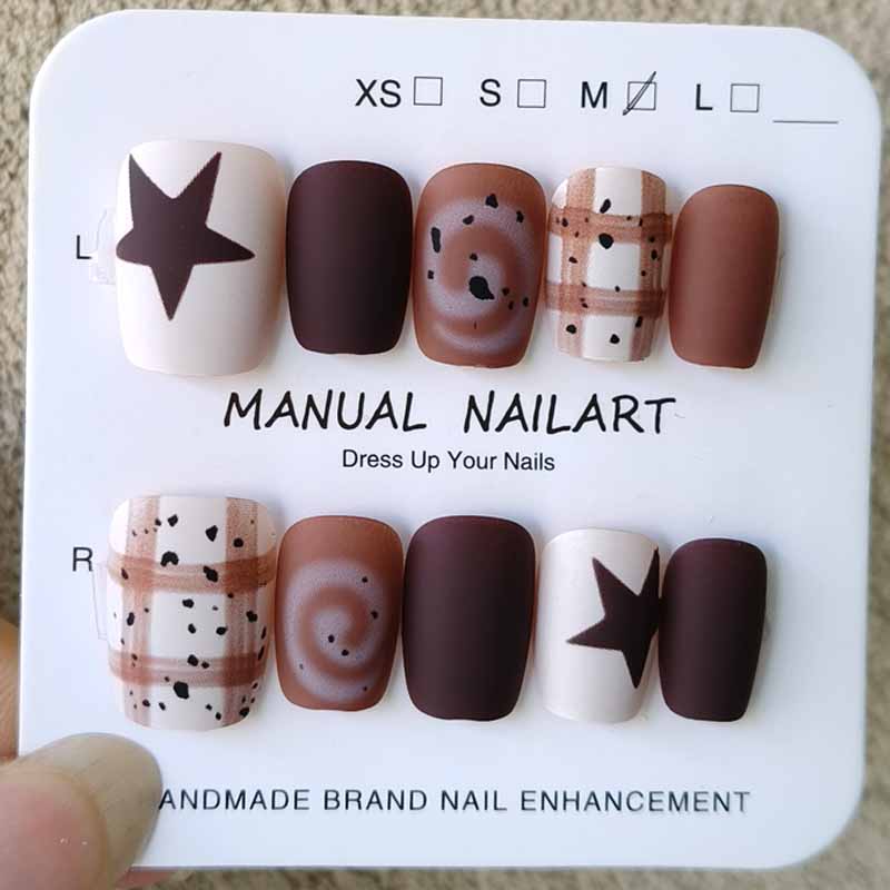 Nail Art Painting - 10 pçs outono e inverno arte