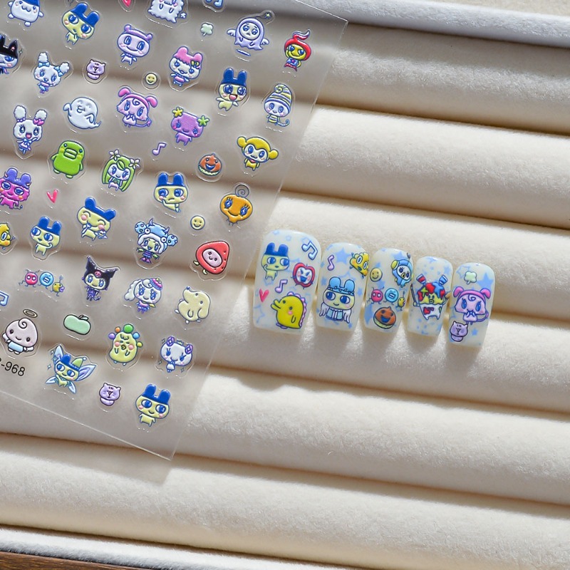 Nail Art Quirky - Novos Adesivos de Unha 3D em