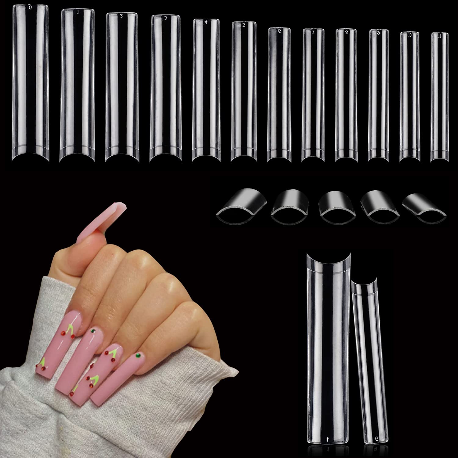 100 pçs/caixa xxl pontas de un - Nail Art Xxl avaliação e preço