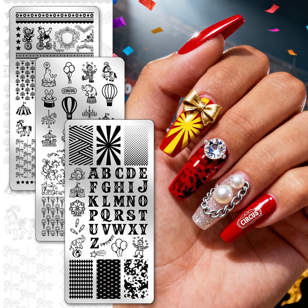 3 unidades de placas para esta - Nail Stamping Plate avaliação e preço