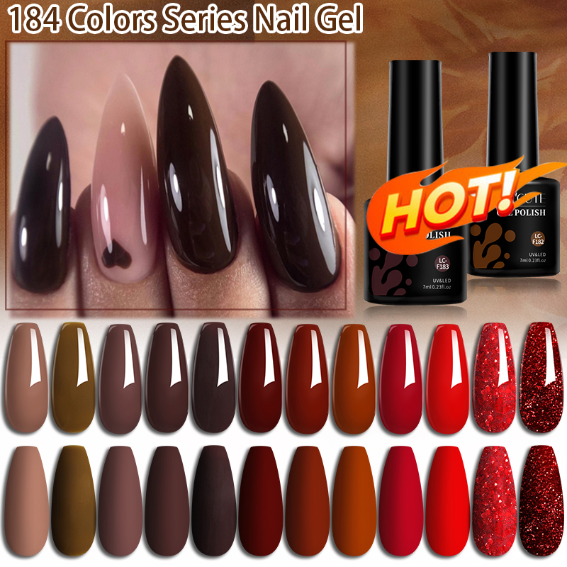 LILYCUTE Café Marrom Cor Gel U - Nail Art Red Wine avaliação e preço