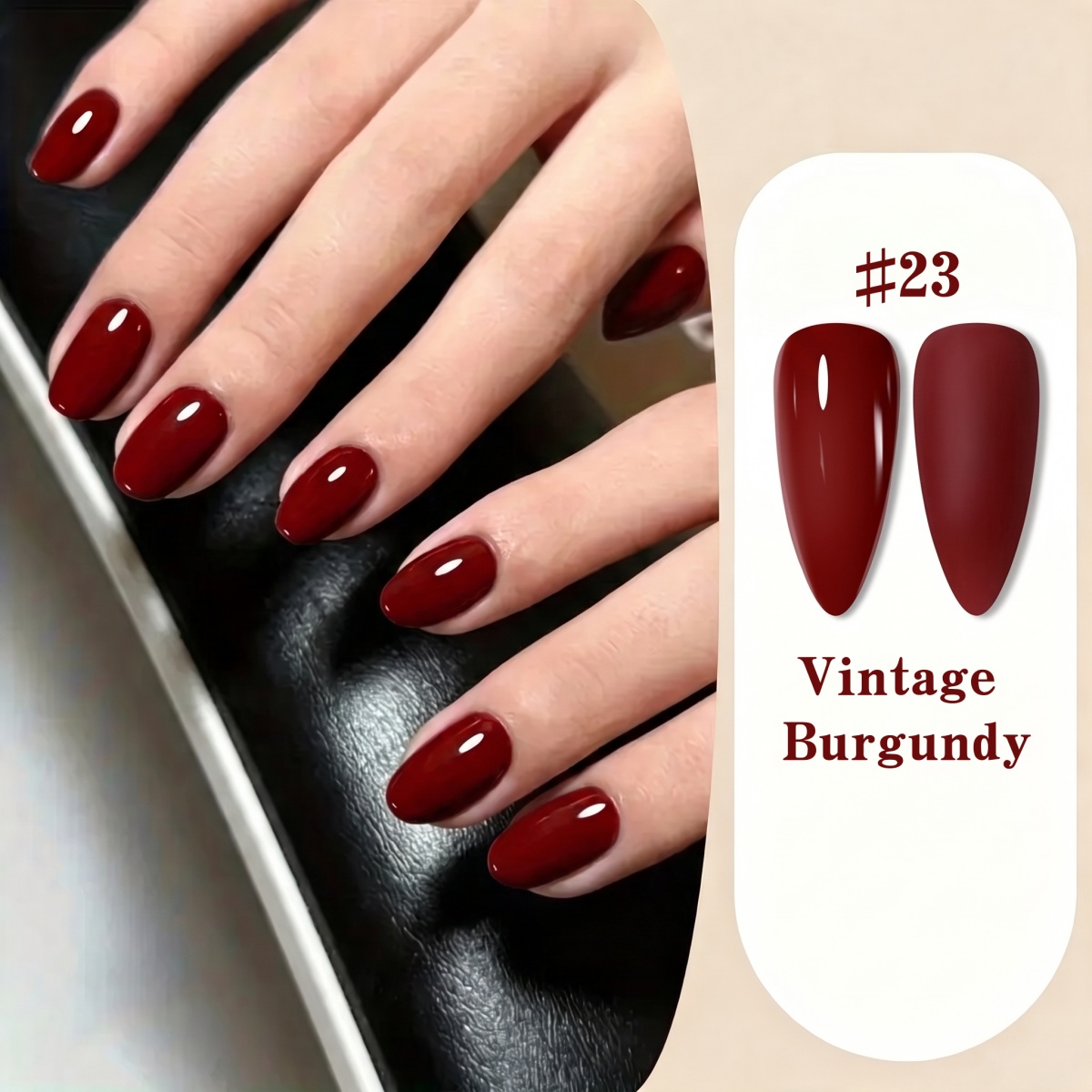 Conjunto de Esmalte em Gel de  - Nail Art Red Wine avaliação e preço