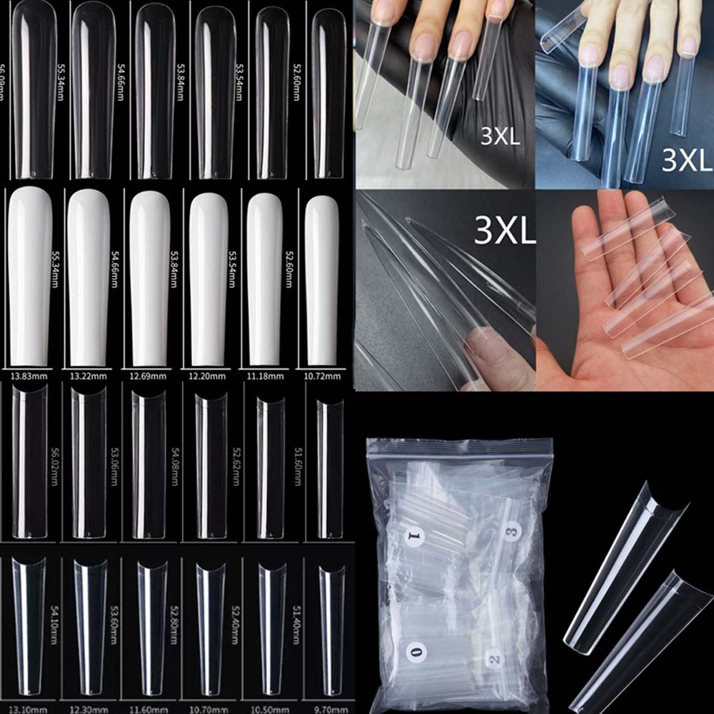 120pcs XXXL Limpar/Natureza Lo - Nail Art Xxl avaliação e preço