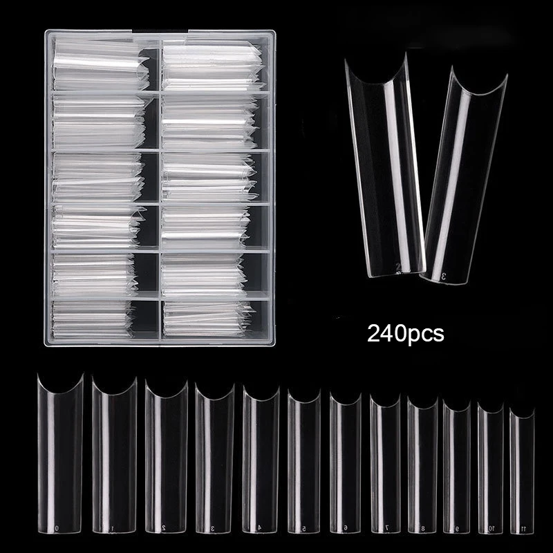 240 pçs/caixa xxl pontas de un - Nail Art Xxl avaliação e preço