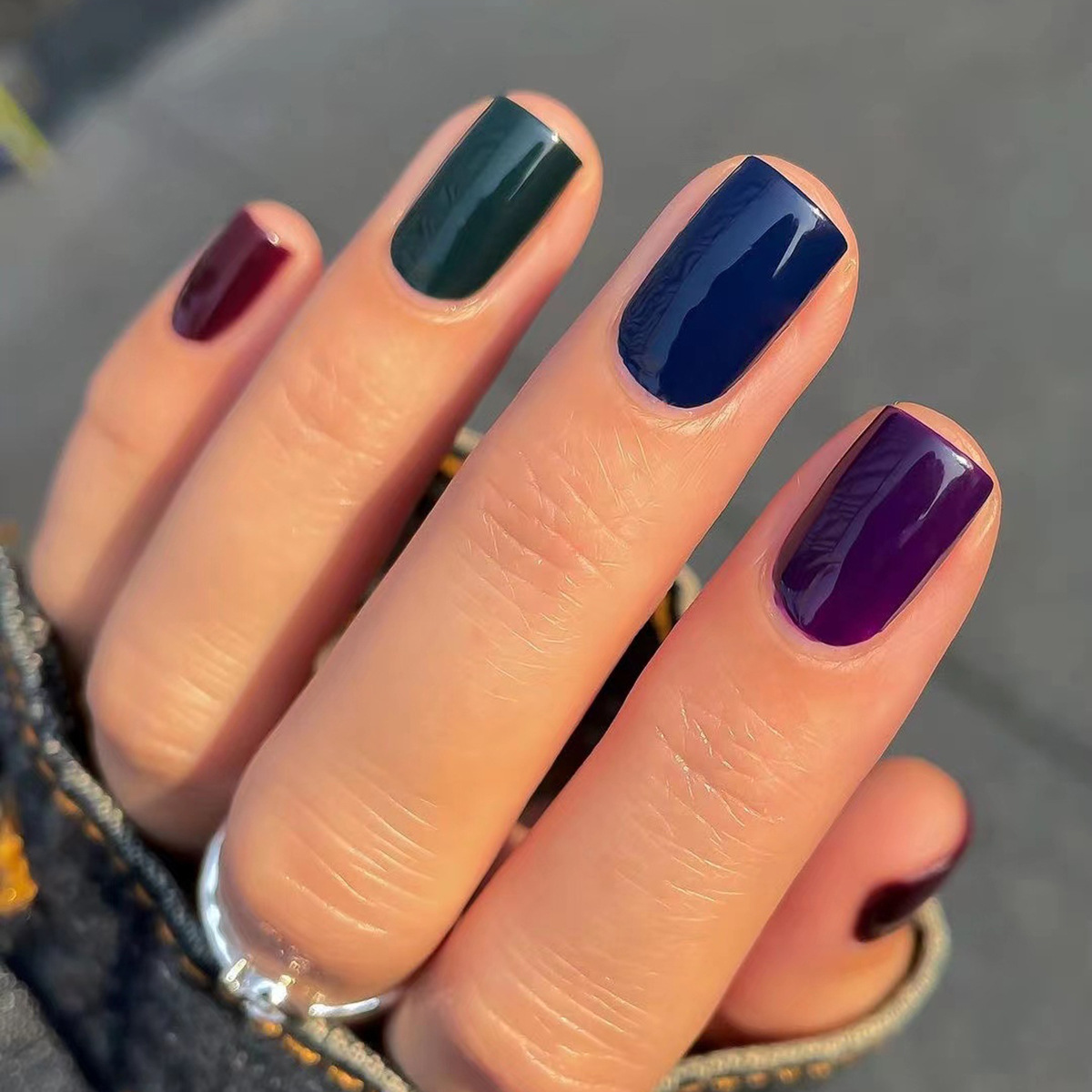 24 peças de Unhas Postiças Ver - Nail Art Red Wine avaliação e preço