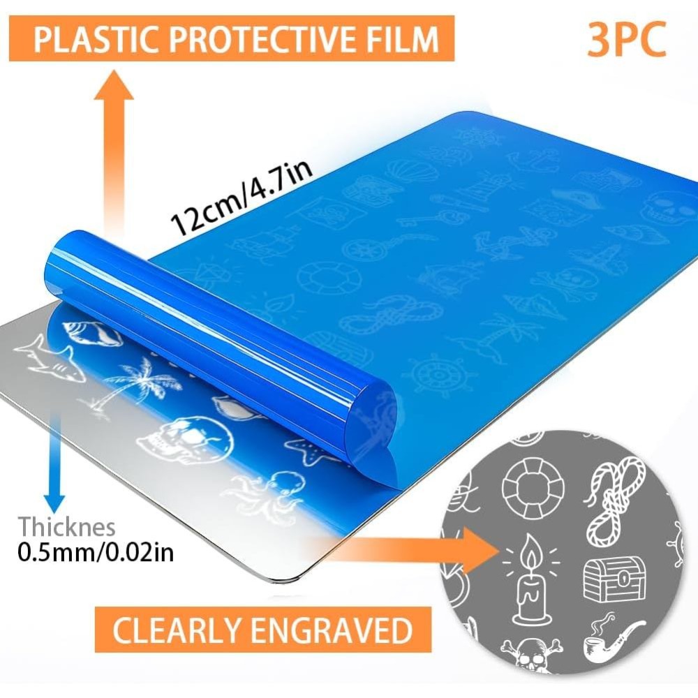 Conjunto de 3 Placas para Esta - Nail Stamping Plate avaliação e preço