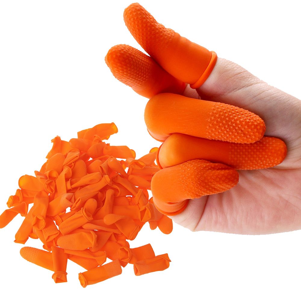 100PCS Acessórios de Limpeza F - Nail Art Orange avaliação e preço
