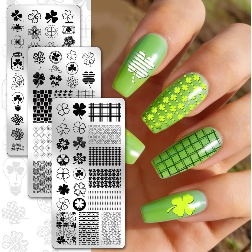 3 placas de estampagem para un - Nail Stamping Plate avaliação e preço