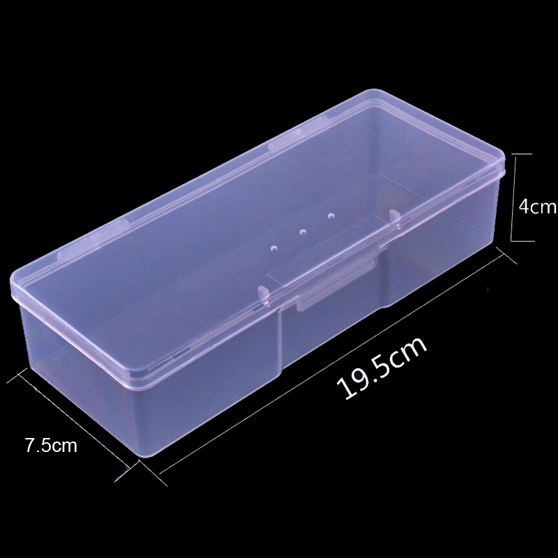 Rectangle Plastic Storage Box  - Nail Art Motif avaliação e preço