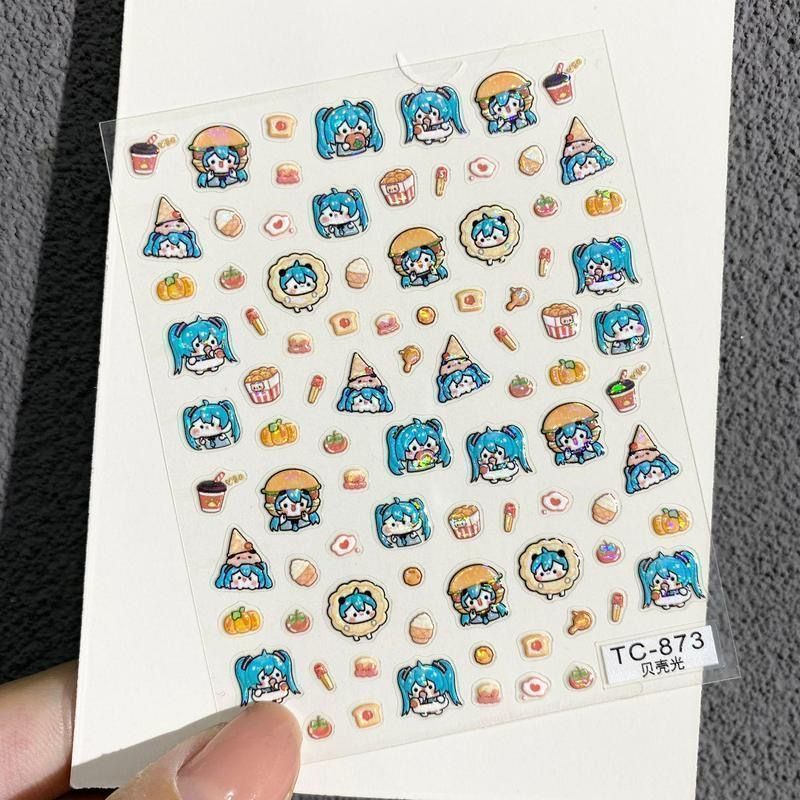 Adesivos de Unha Hatsune Miku  - Nail Art Motif avaliação e preço