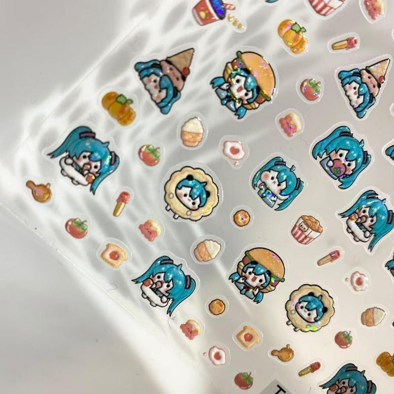 Adesivos de Unha Hatsune Miku  - Nail Art Motif avaliação e preço