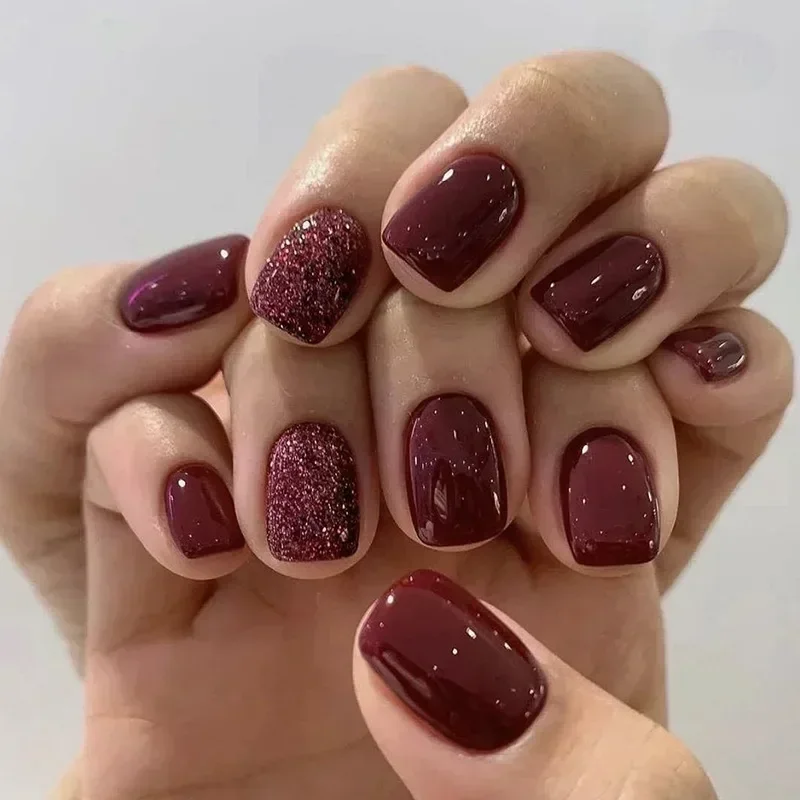 Conjunto de 24 Unidades de Unh - Nail Art Red Wine avaliação e preço