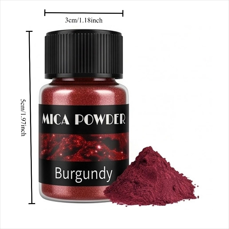Pó de Mica Borgonha para Fabri - Nail Art Burgundy avaliação e preço