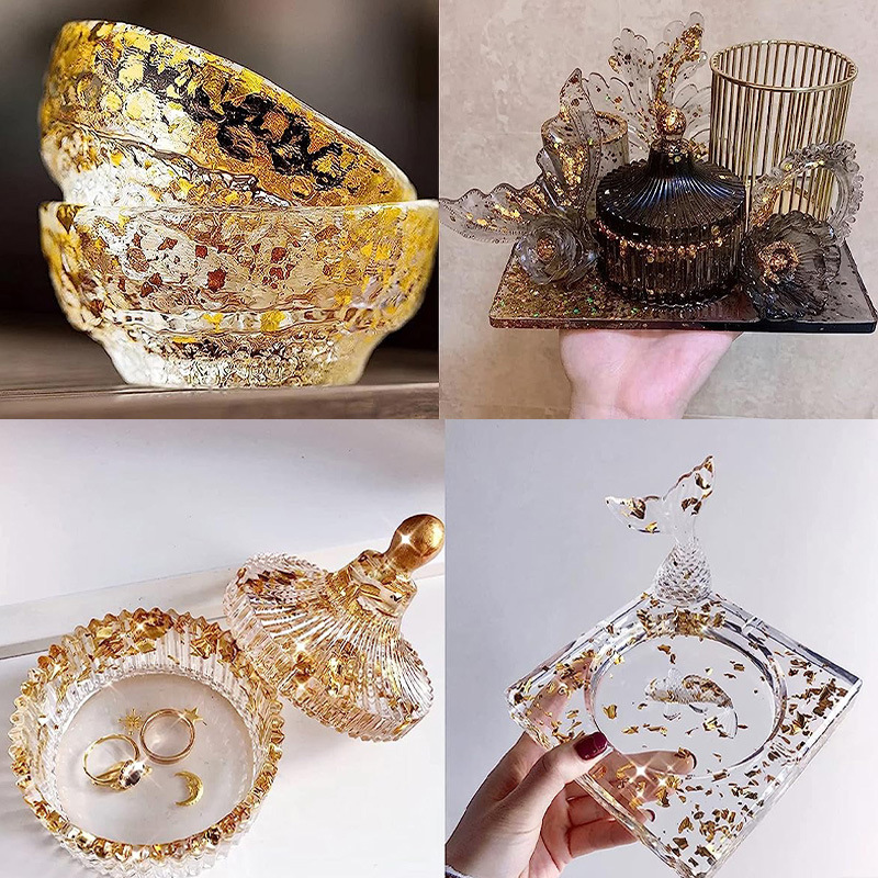 200 Folhas de Folha de Ouro Do - Nail Art Painting avaliação e preço