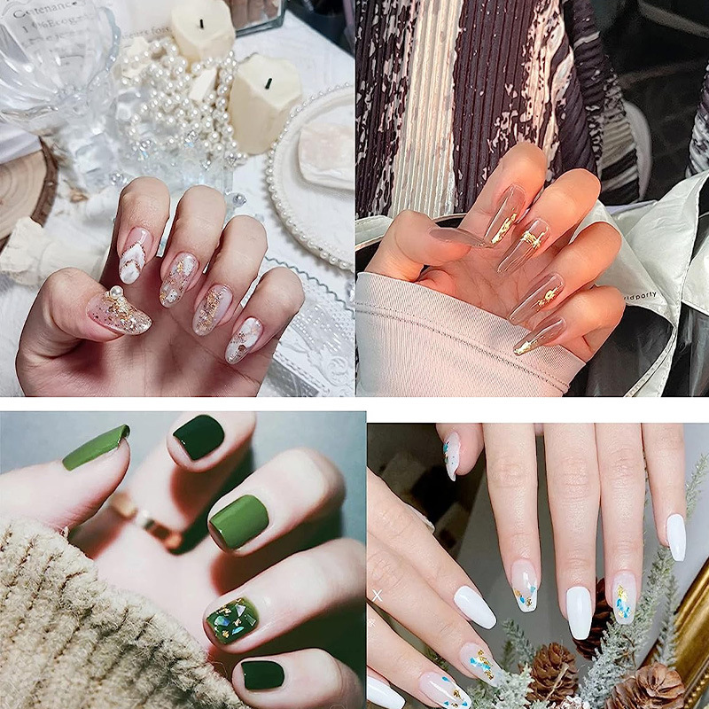 200 Folhas de Folha de Ouro Do - Nail Art Painting avaliação e preço