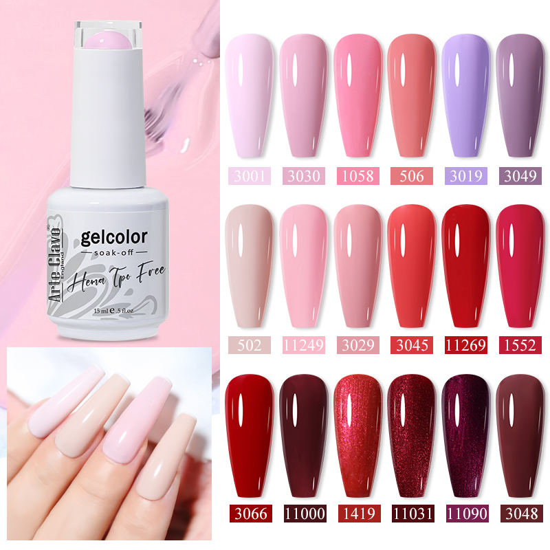 Arte Clavo 15ML Esmalte em Gel - Nail Art Red Wine avaliação e preço
