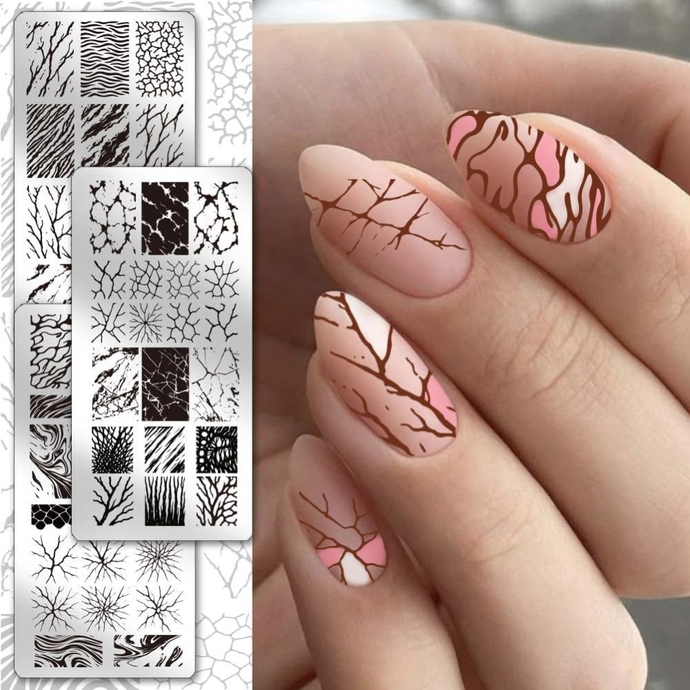 3 peças de placas de estampage - Nail Stamping Plate avaliação e preço
