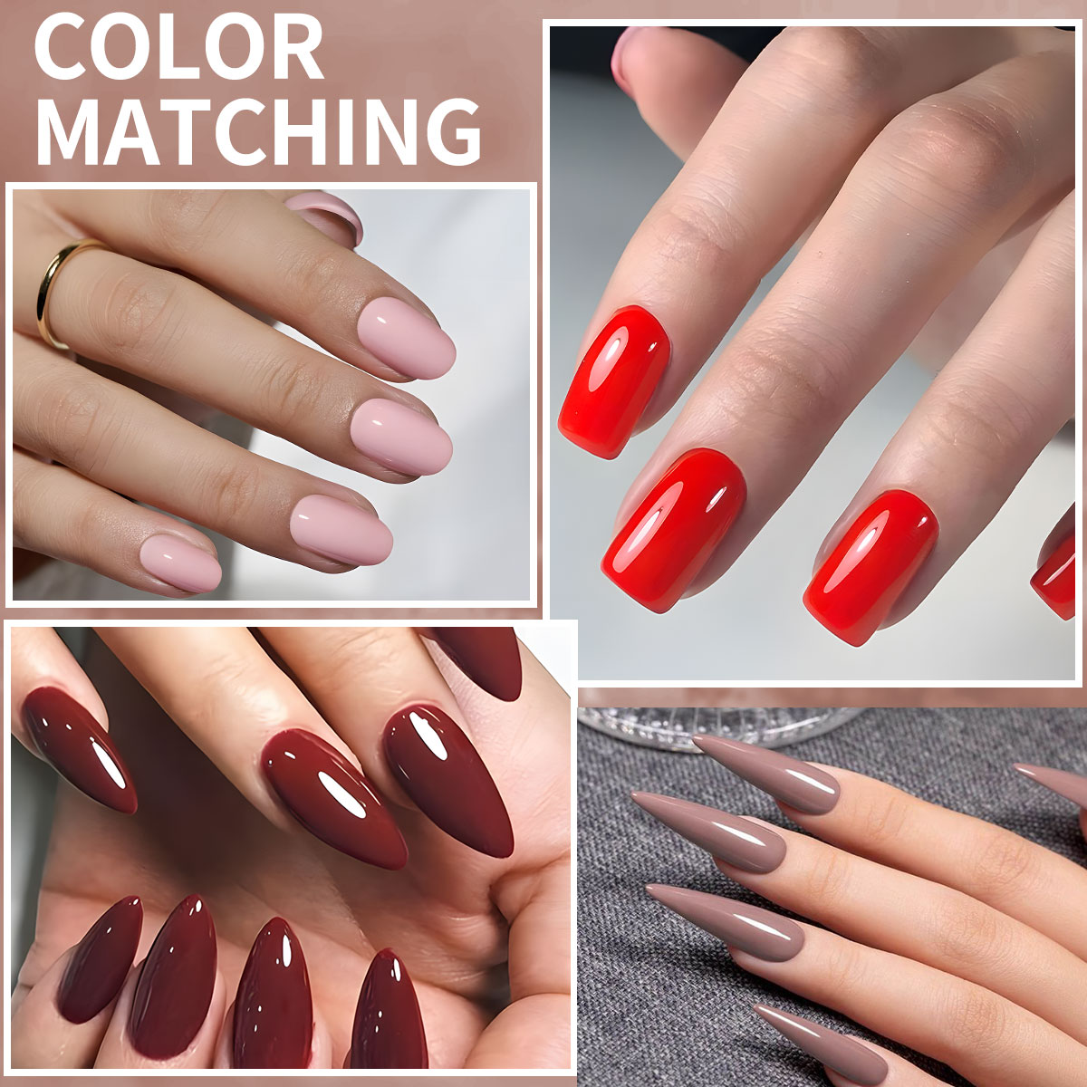 VOKY Novo Esmalte em Gel de 8m - Nail Art Burgundy avaliação e preço