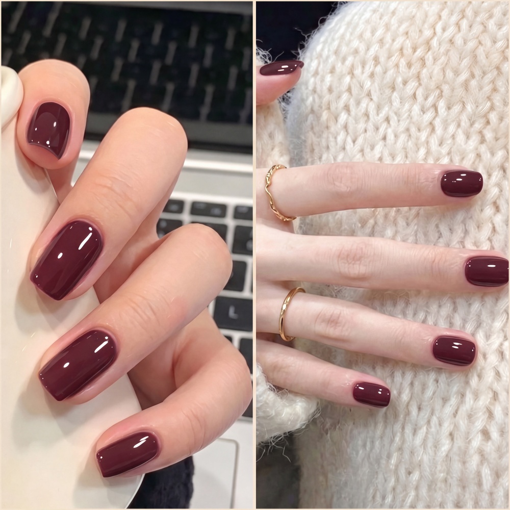 Visuatia Gel para Unhas Vermel - Nail Art Burgundy avaliação e preço