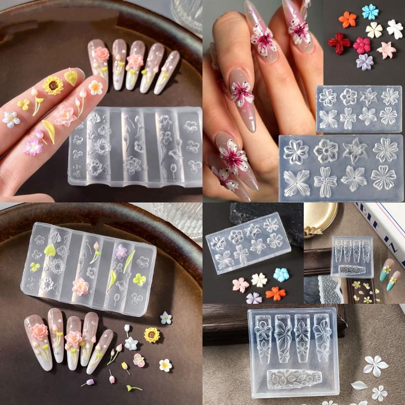 Novo Molde de Silicone 3D para - Nail Stamping Plate avaliação e preço