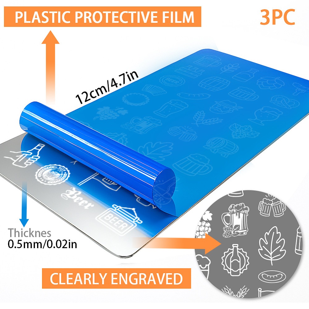 3 peças de placas de estampage - Nail Stamping Plate avaliação e preço
