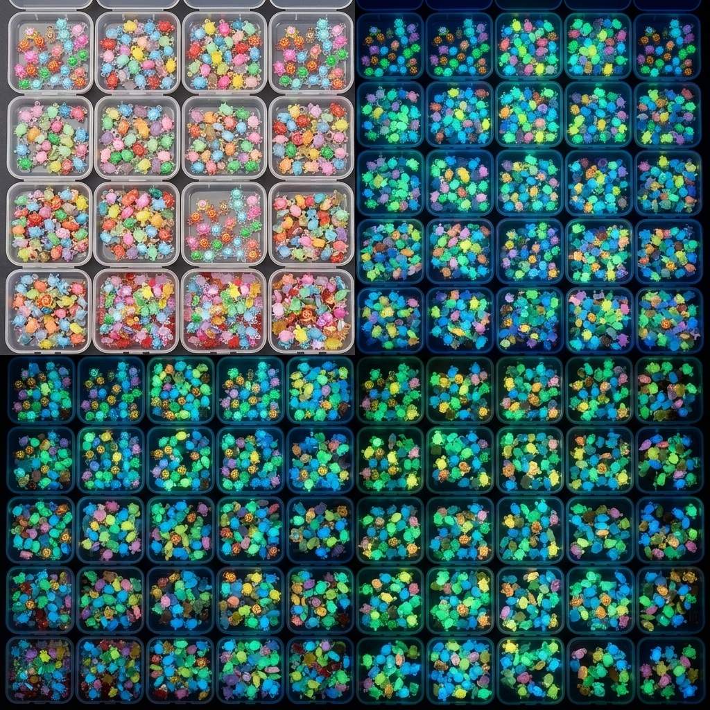 100 peças de mini tartarugas l - Nail Art Motif avaliação e preço