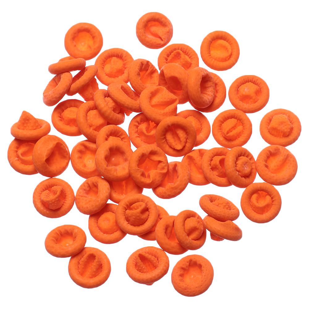 100 unidades de luvas de borra - Nail Art Orange avaliação e preço