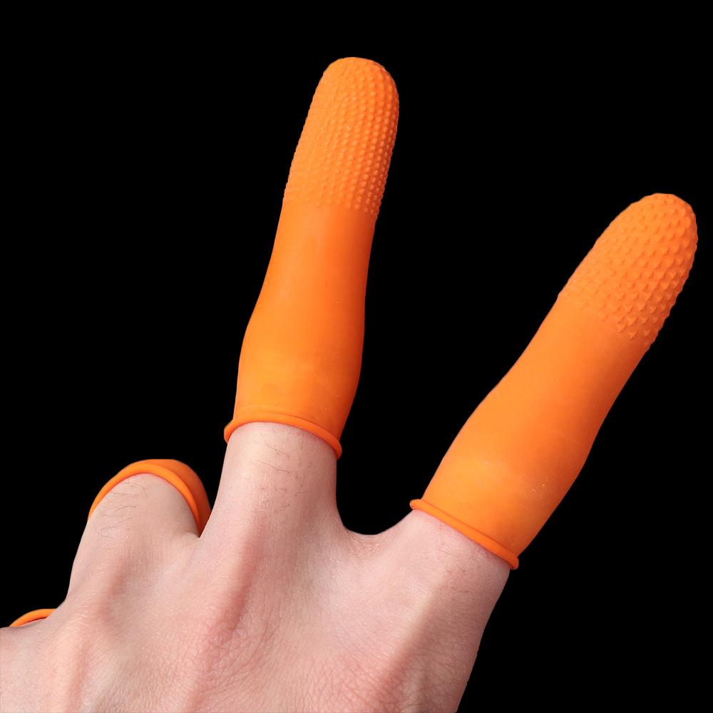 100 unidades de luvas de borra - Nail Art Orange avaliação e preço