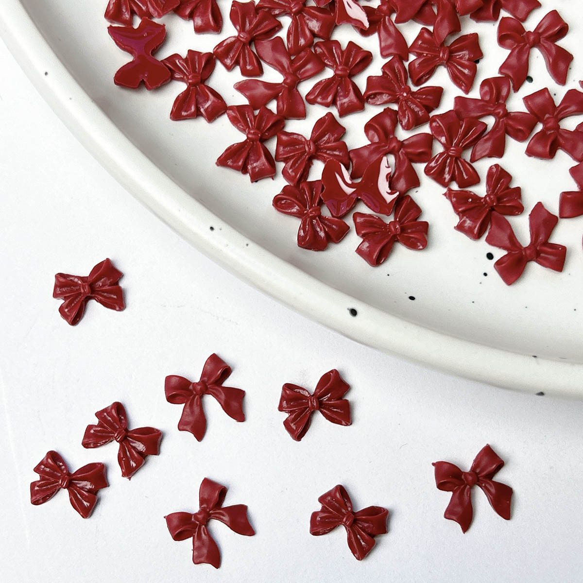 50 pçs borgonha 3d acrílico ar - Nail Art Burgundy avaliação e preço