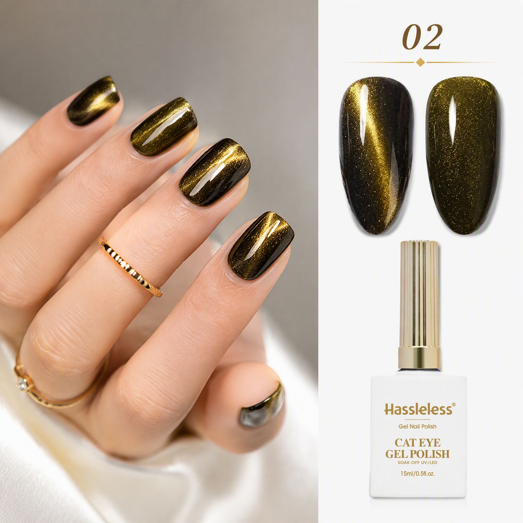Esmalte em Gel Olho de Gato Pa - Nail Art One Stroke avaliação e preço