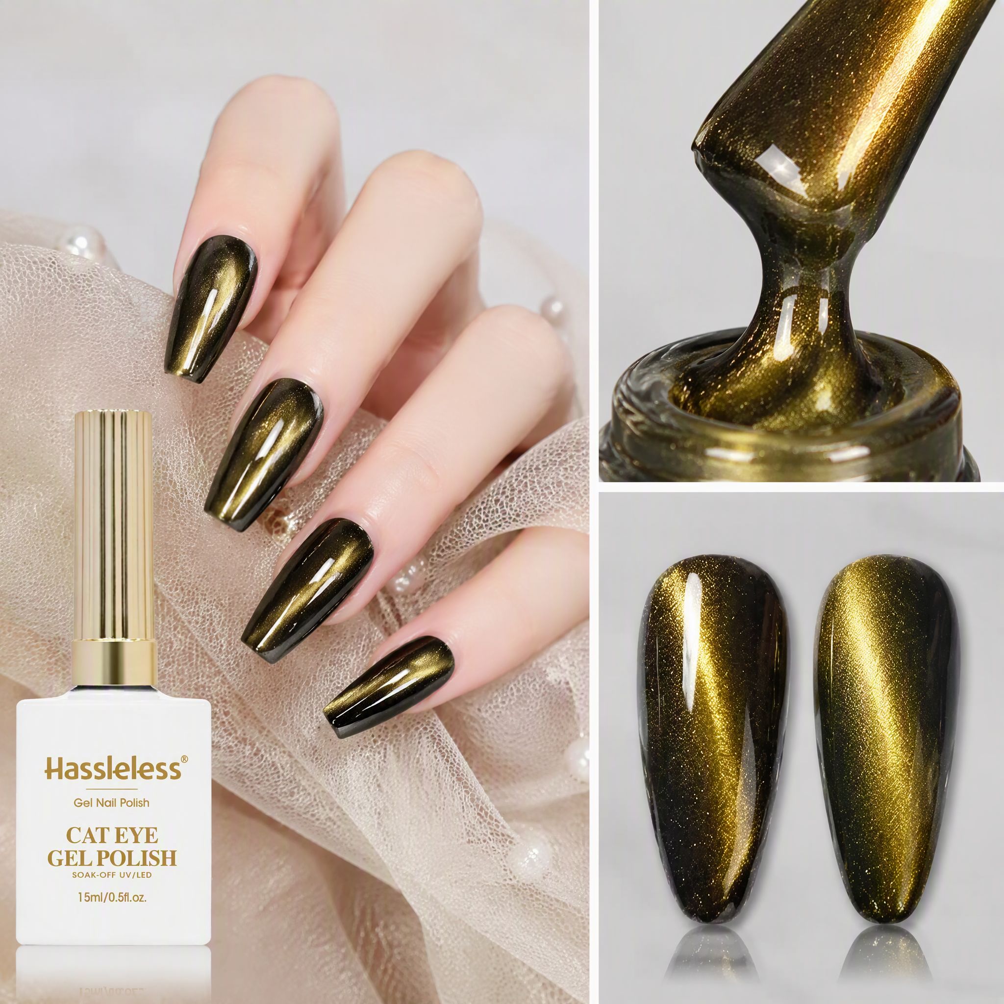 Esmalte em Gel Olho de Gato Pa - Nail Art One Stroke avaliação e preço